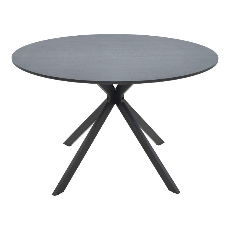 Маса Huson цвят тъмно сив плот-черни метални крака д120х75см