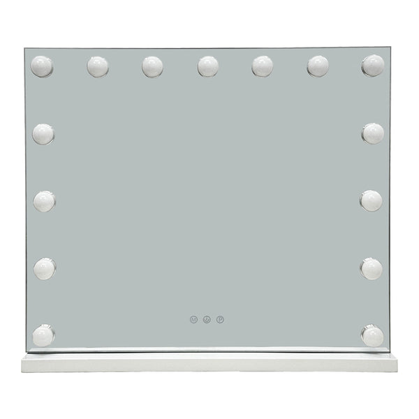 Hollywood led огледало желязо бяло 60x12x52.3см