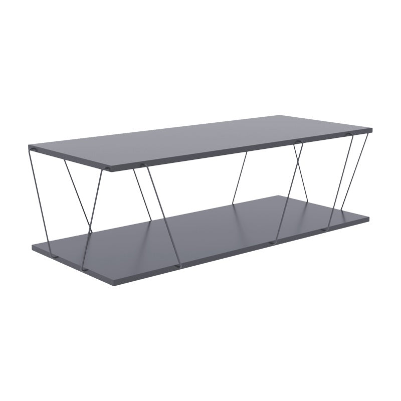 Холна маса TARS сиво-черно 120x48x30см