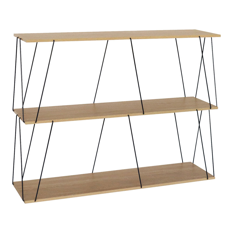 Помощна маса-рафт TARS дъб-черен 120x30x90см