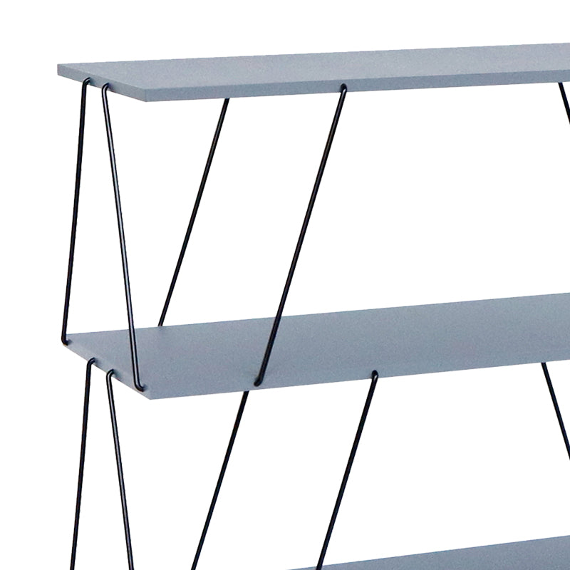 Етажерка-рафт Tars сиво-черно 120x30x90cm