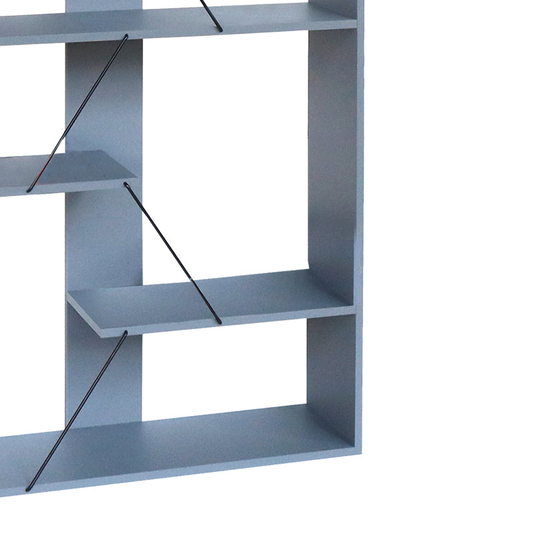 Библиотека Tars сиво-черна 84x25.5x154.5cm