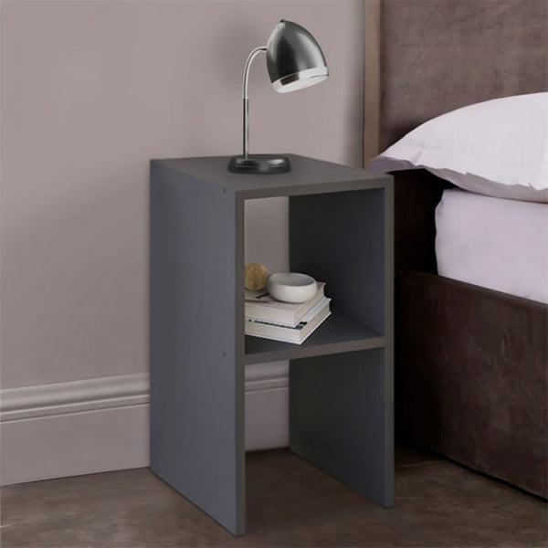 Нощно шкафче DESEO в нюанс антрацит 30x30x60см