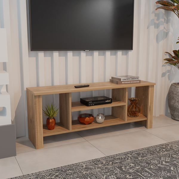 Тв шкаф SEREF в цвят дъб 120x30x47см