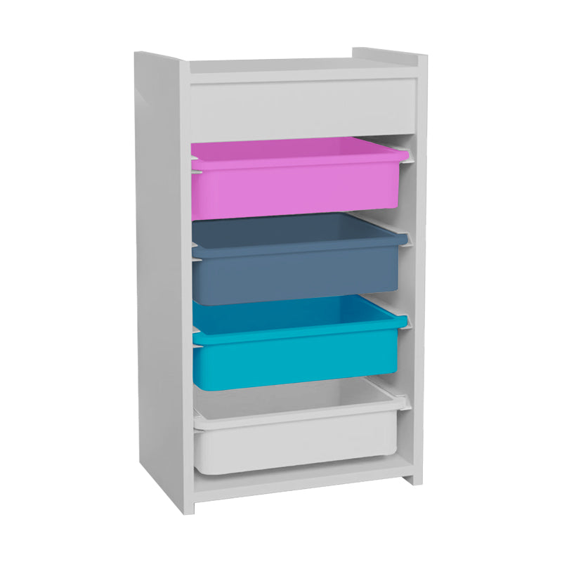 Шкаф с кошници TOILY многоцветен 45x30x75см