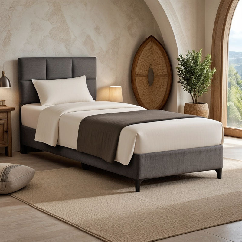 Легло от плат Melei в нюанс антрацит 90x200см