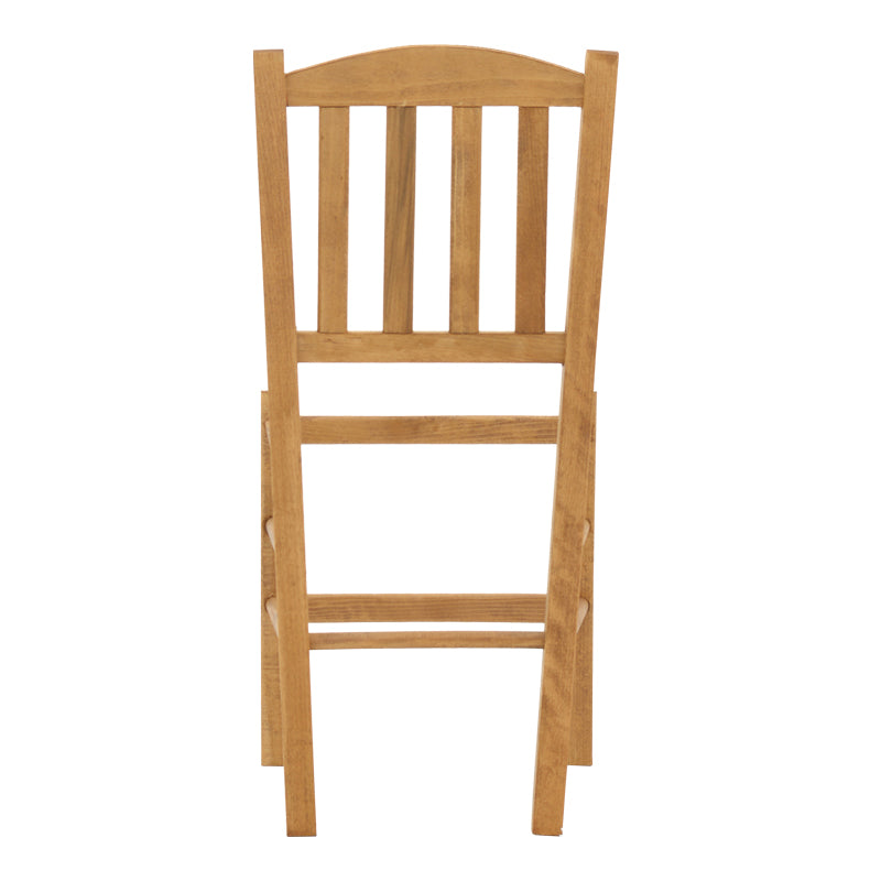 Рамка за стол за кафене Damnir масив бук полиран орех 41x42x92см