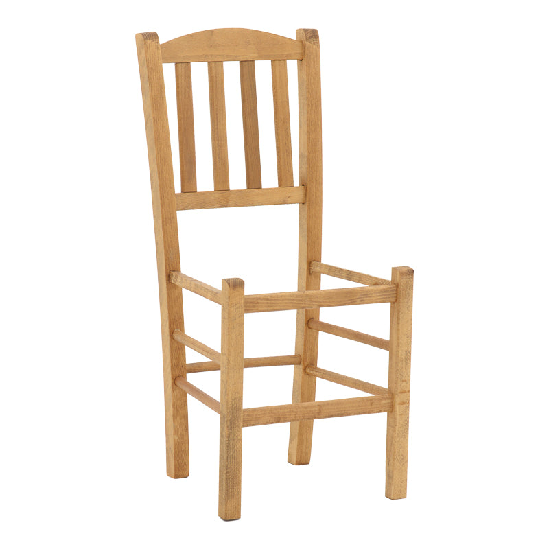 Рамка за стол за кафене Damnir масив бук полиран орех 41x42x92см