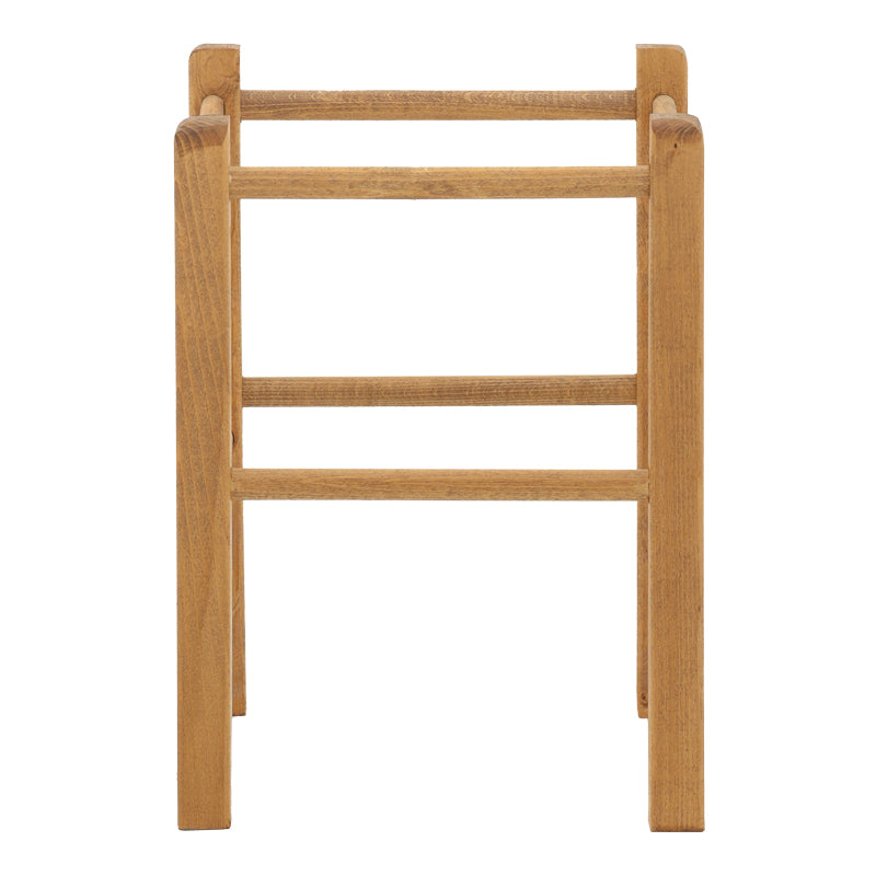 Основа за табуретка за кафе Oligor масив бук полиран /орех 34x4x47см