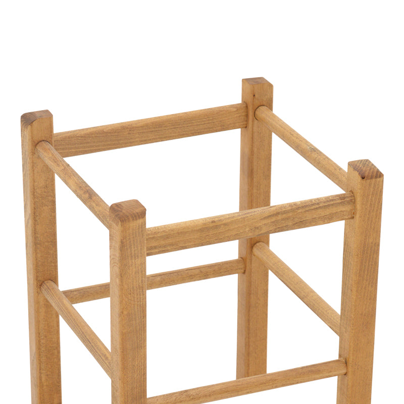 Основа за табуретка за кафе Oligor масив бук полиран /орех 34x4x47см