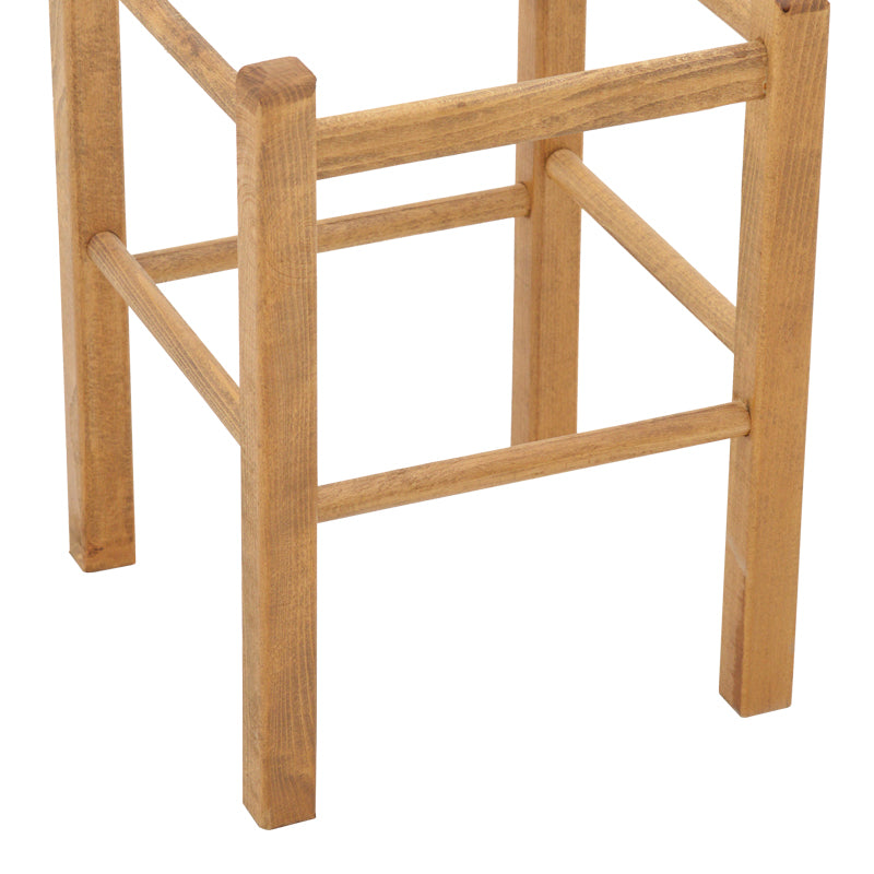 Основа за табуретка за кафе Oligor масив бук полиран /орех 34x4x47см