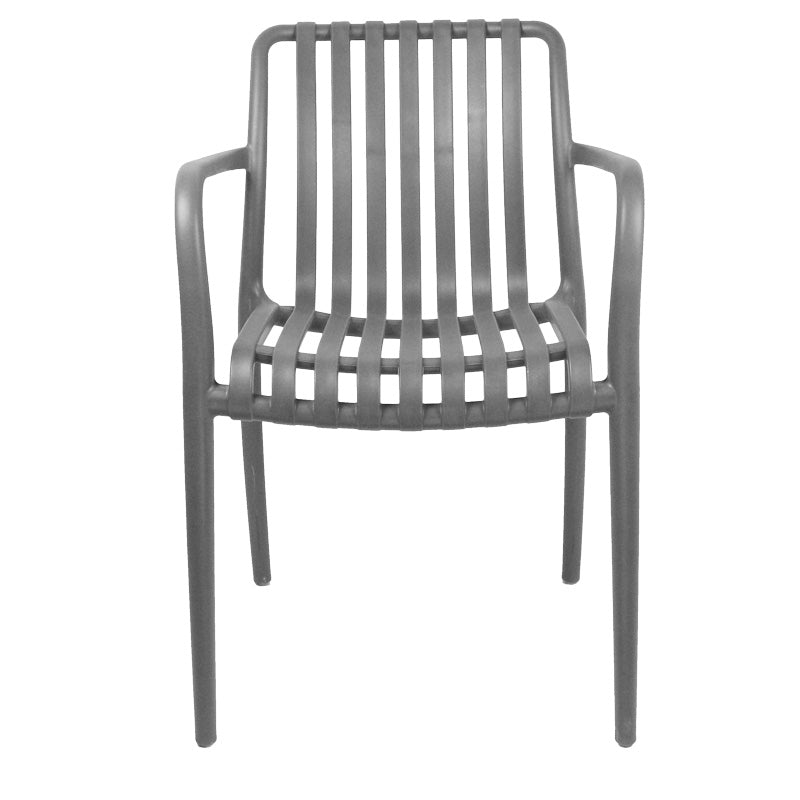 Фотьойл Zoi pp в цвят антрацит 58,5x54x80см