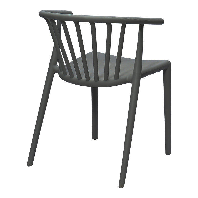 Стол ZELMA  в цвят антрацит 55x53x73см