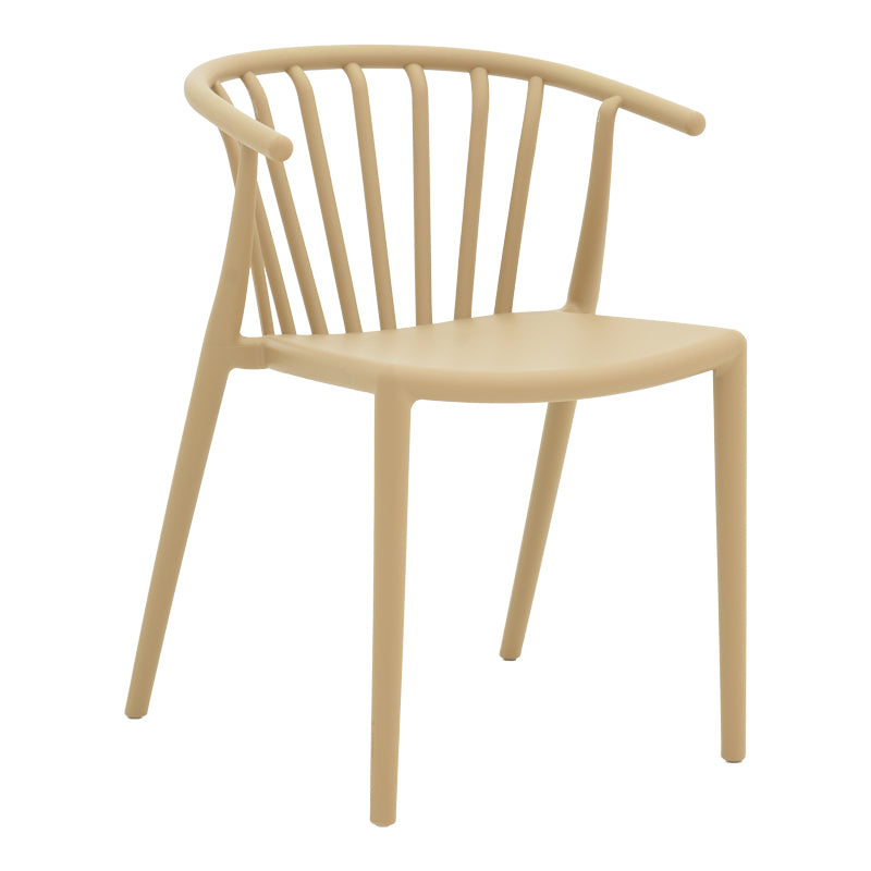 Градински стол Zelma pp фотьойл в цвят светло капучино 55x53x73см