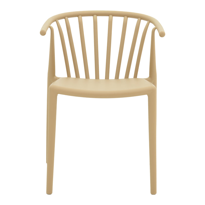 Градински стол Zelma pp фотьойл в цвят светло капучино 55x53x73см