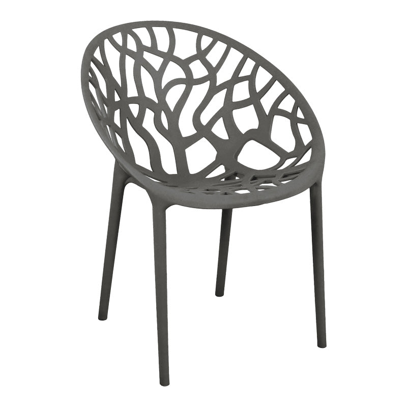 Daren pp фотьойл в цвят антрацит 59x60x79.5cm