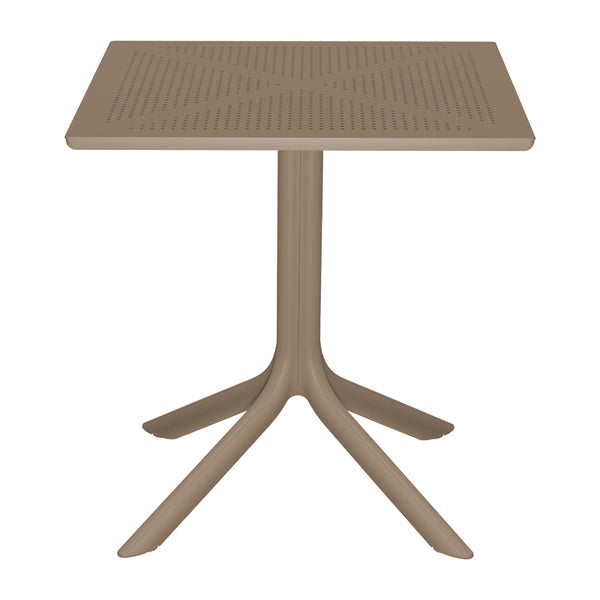 Градинска маса GROOVY pp перфорирана капучино 60x60x76см