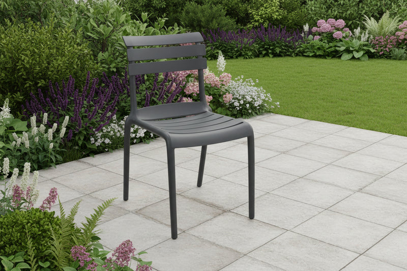 Стифиращ се стол ALMEA  pp антрацит 42.5x55.5x82см