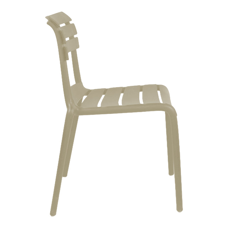 Стифиращ се стол ALMEA pp капучино 42.5x55.5x82см