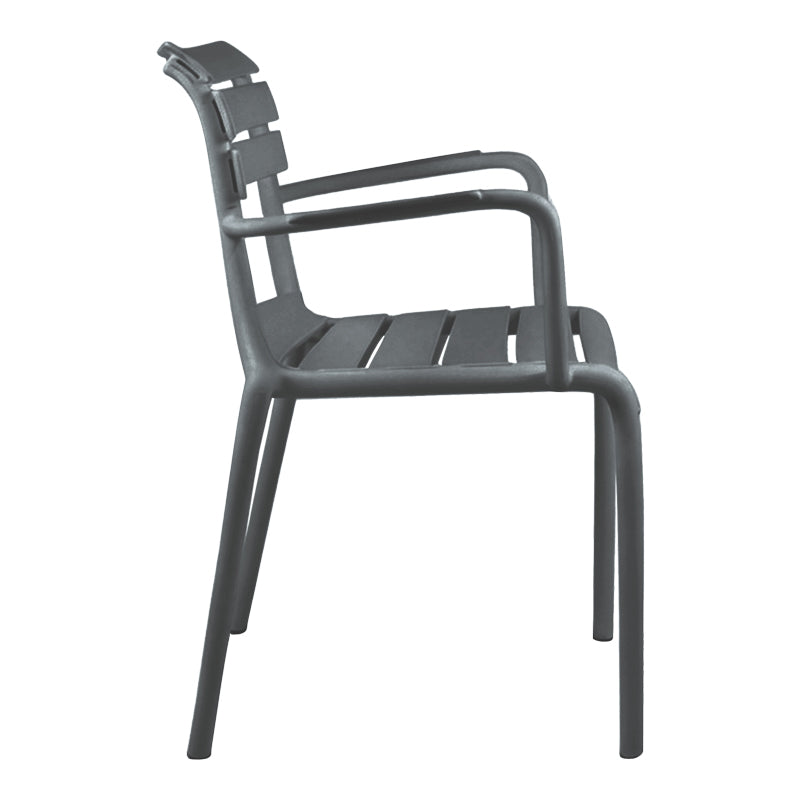 Стифиращ се стол ALMEA pp антрацит 58x56x82см