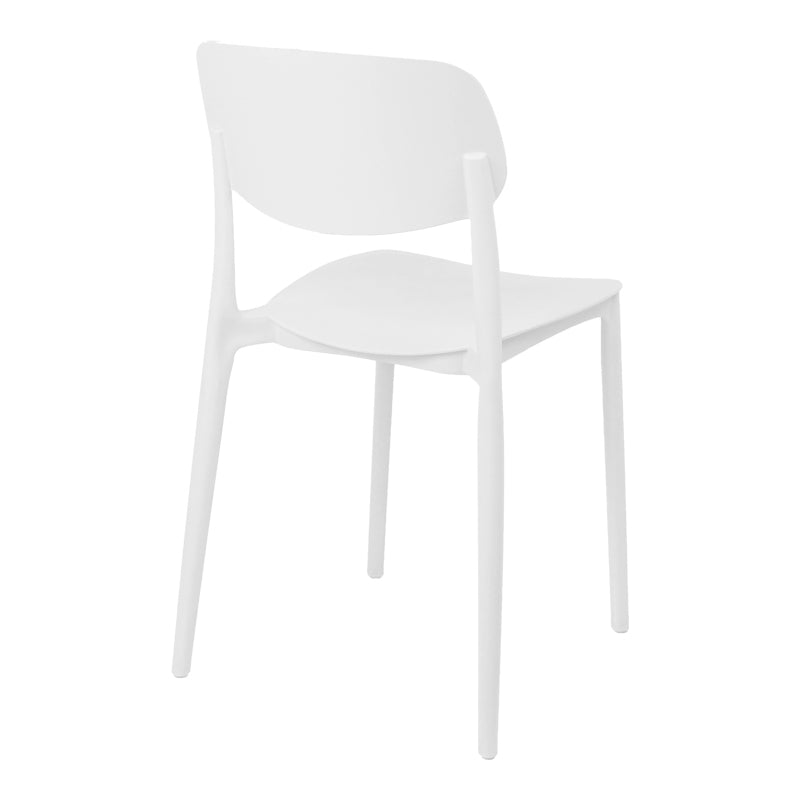 Стифиращ се стол BERDIAN pp в бял цвят 38x49x79см