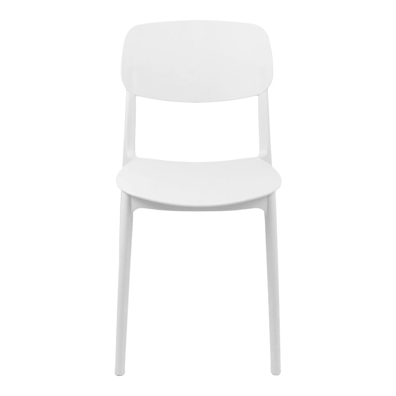 Стифиращ се стол BERDIAN pp в бял цвят 38x49x79см
