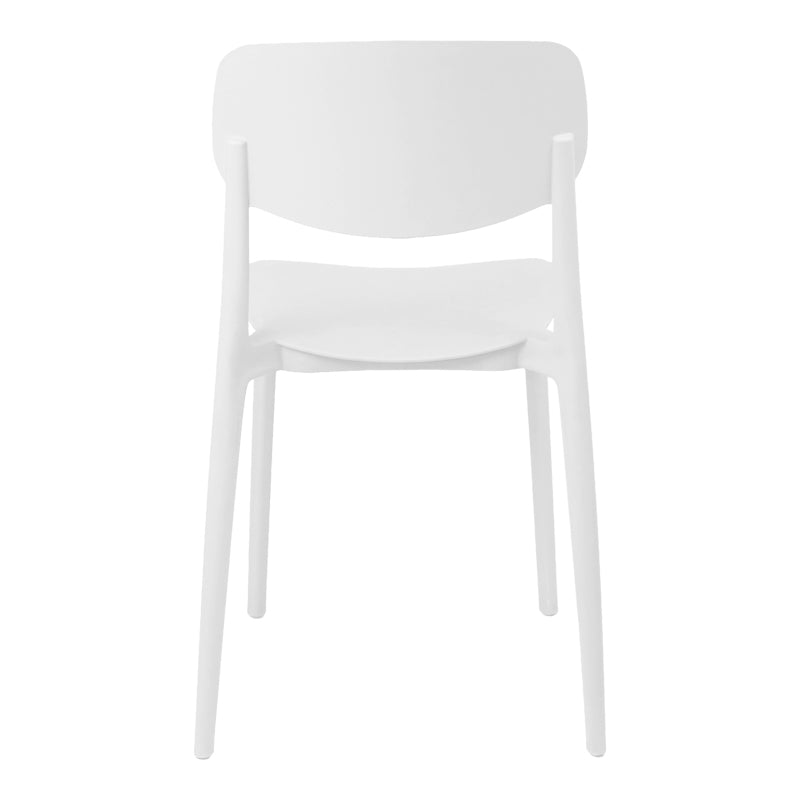 Стифиращ се стол BERDIAN pp в бял цвят 38x49x79см