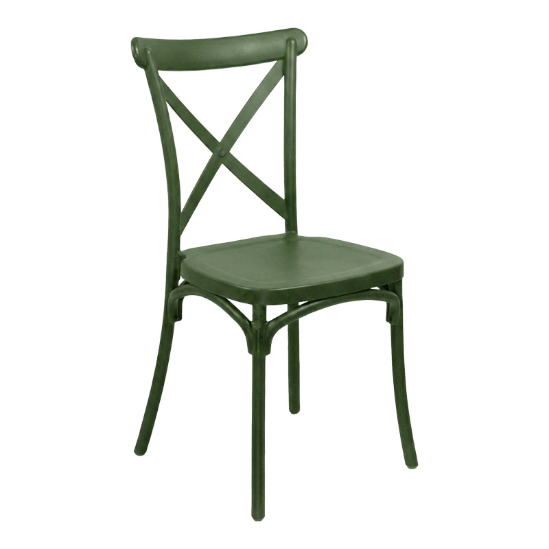 Стифиращ се CROSSIE pp стол, тъмнозелен, 43x53x88см