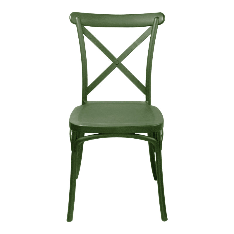 Стифиращ се CROSSIE pp стол, тъмнозелен, 43x53x88см