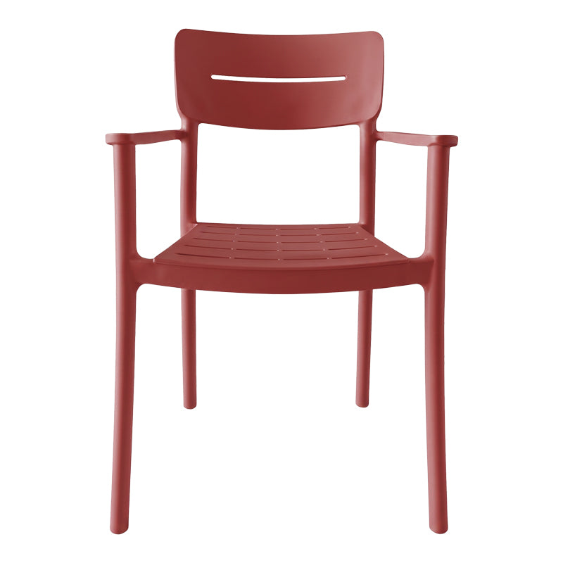 Градински стол PLIMA бордо червен pp 57x54x82см