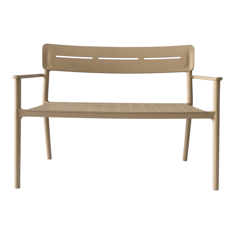 Двуместна пейка  CADRIN капучино pp 117x60x83см
