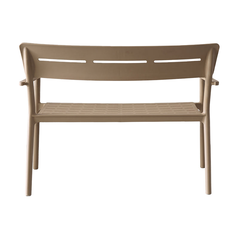 Двуместна пейка  CADRIN капучино pp 117x60x83см