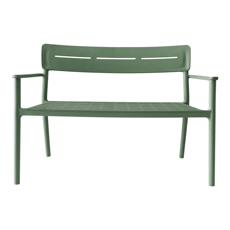 Двуместна пейка  CADRIN тъмнозелена pp 117x60x83см