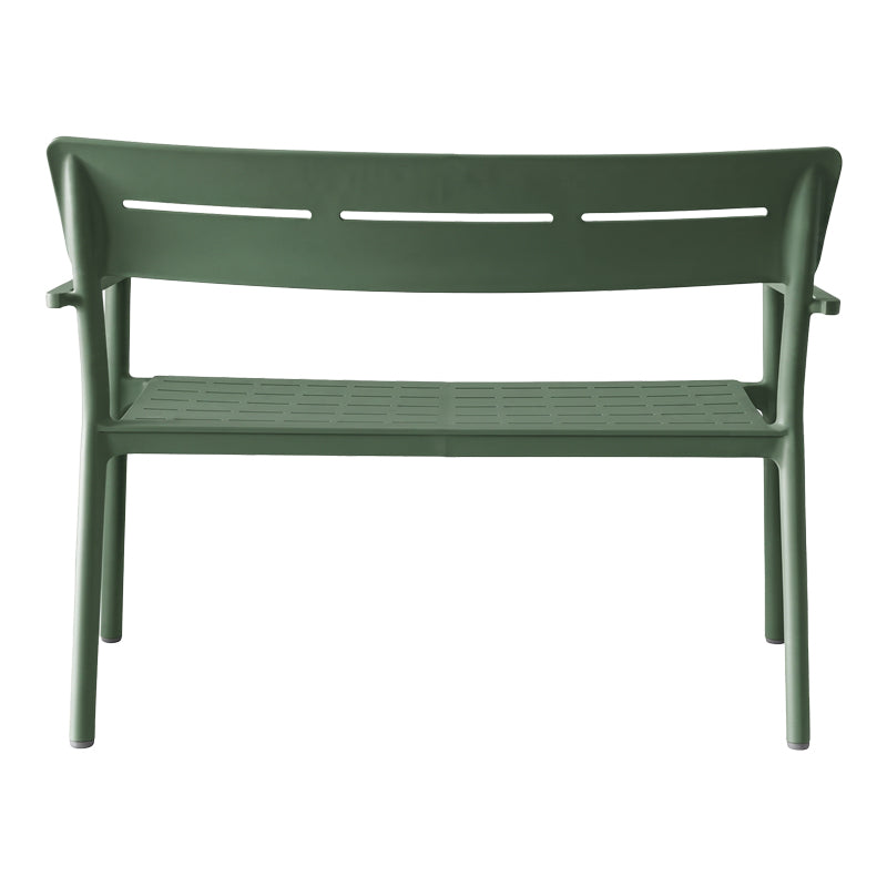 Двуместна пейка  CADRIN тъмнозелена pp 117x60x83см