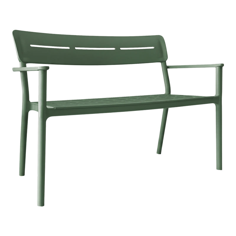 Двуместна пейка  CADRIN тъмнозелена pp 117x60x83см