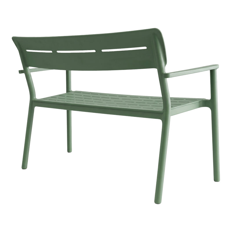 Двуместна пейка  CADRIN тъмнозелена pp 117x60x83см