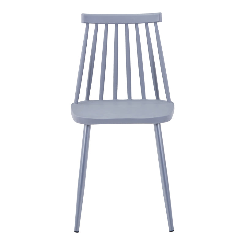 Стол AURORA pp в сив нюанс-сив метален крак 43x48x79см