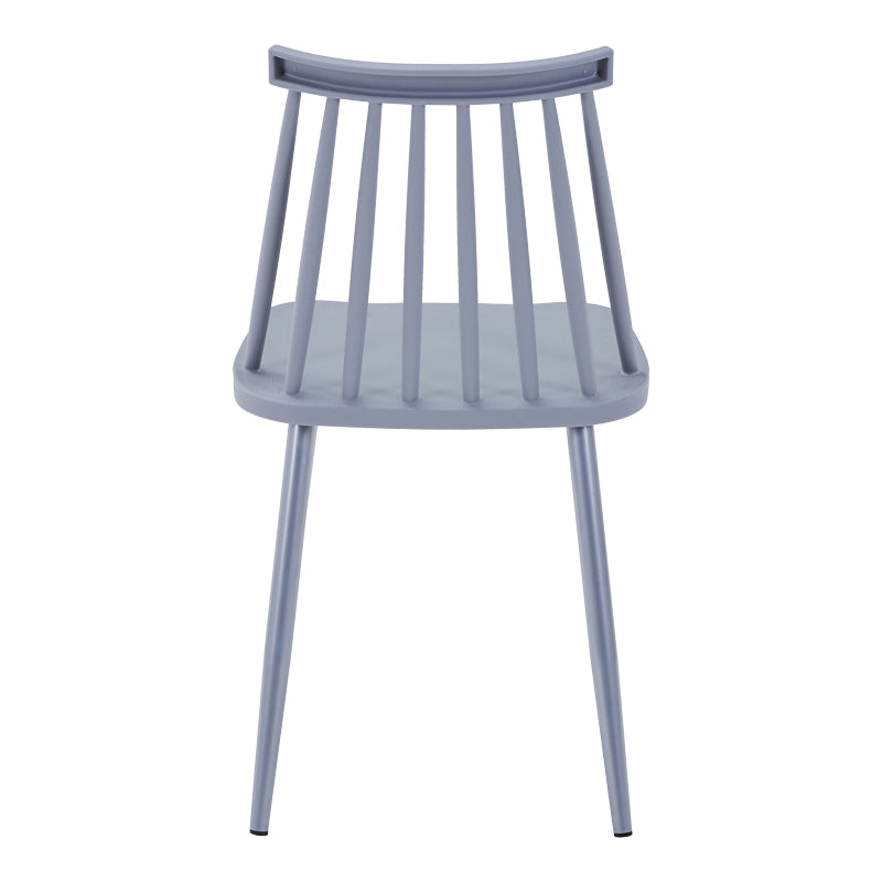 Стол AURORA pp в сив нюанс-сив метален крак 43x48x79см