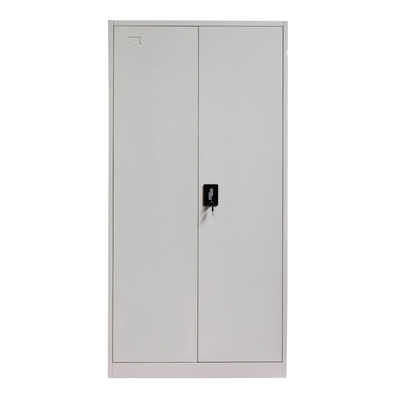 Метален гардероб UGREN от в светло сив нюанс, 90x40x180см.