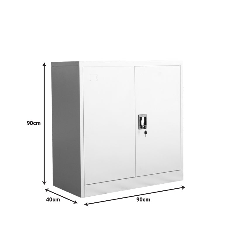 Метален шкаф Armon i в светло сив цвят 90x40x90см