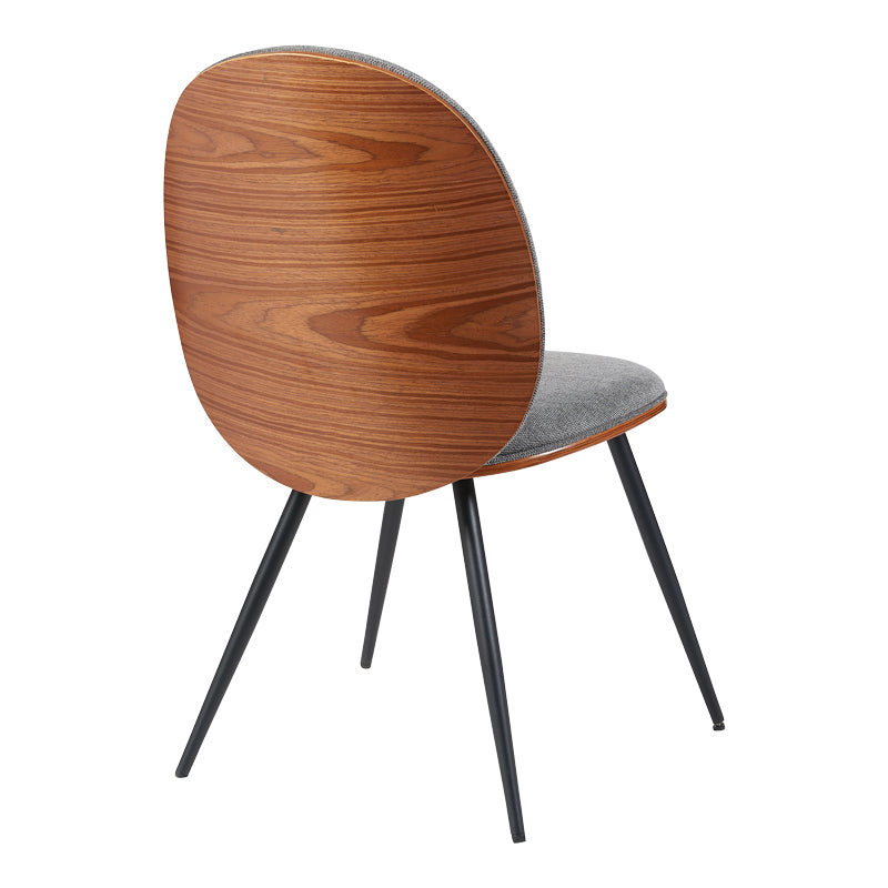 Стол NEREZY със сив плат, 57.5x48x88см