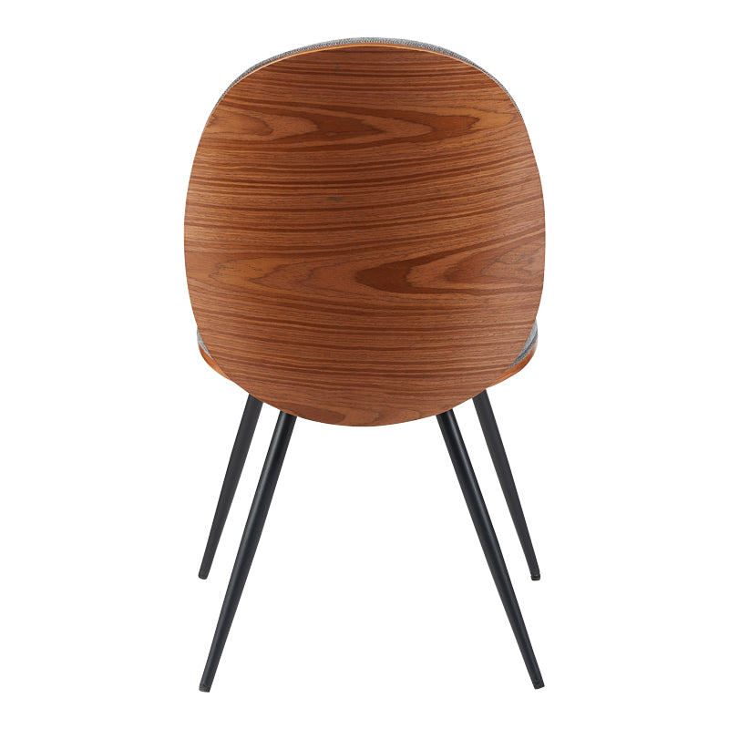 Стол NEREZY със сив плат, 57.5x48x88см