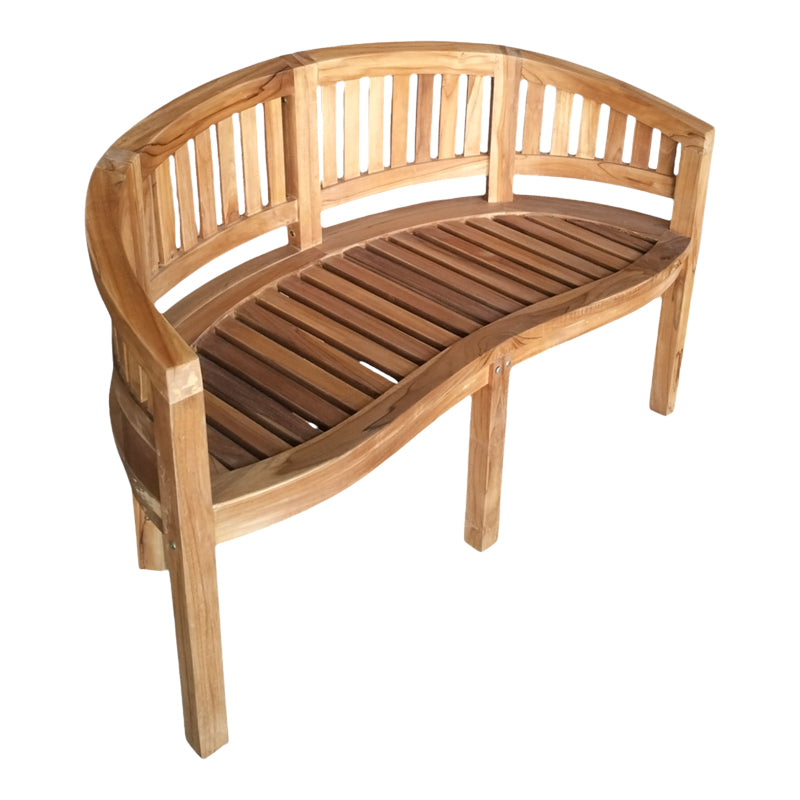 2-местен диван Coren естествено тиково дърво 130x61x87см