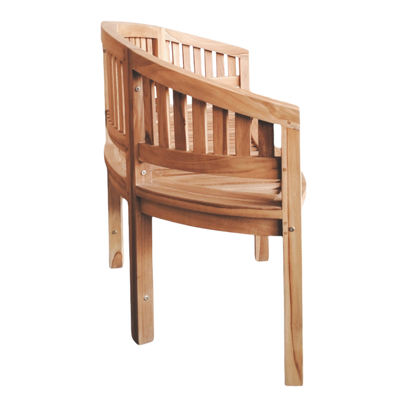 3 местен диван Coren естествено тиково дърво 150x61x87см