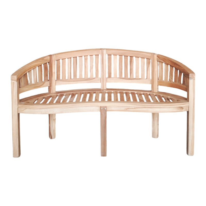 3 местен диван Coren естествено тиково дърво 150x61x87см