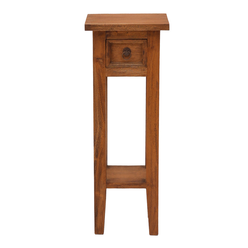 Странична маса orkney mindi дърво в естествен цвят 25x25x67см