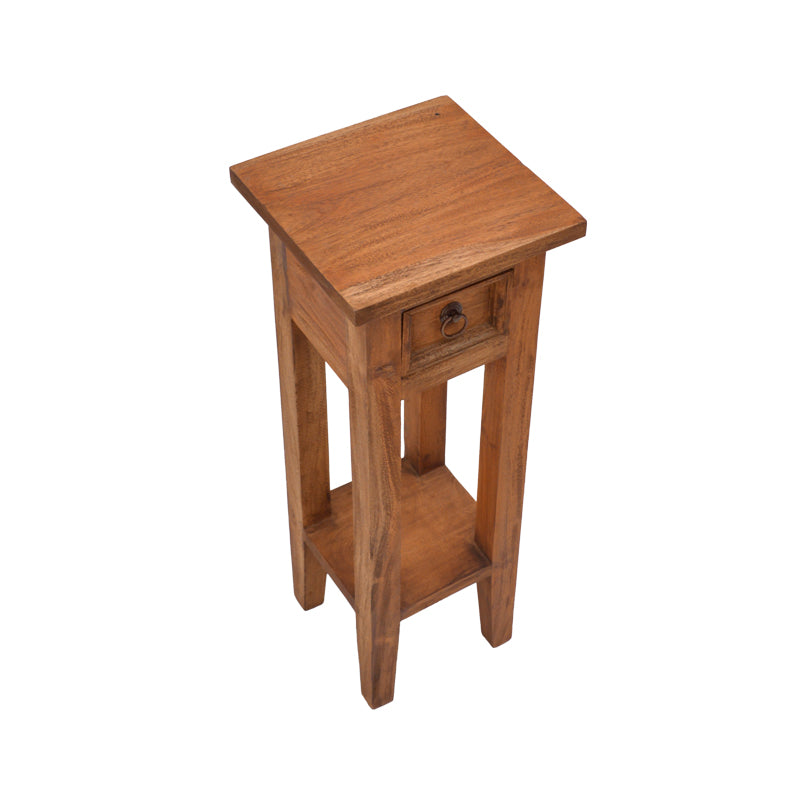 Странична маса orkney mindi дърво в естествен цвят 25x25x67см