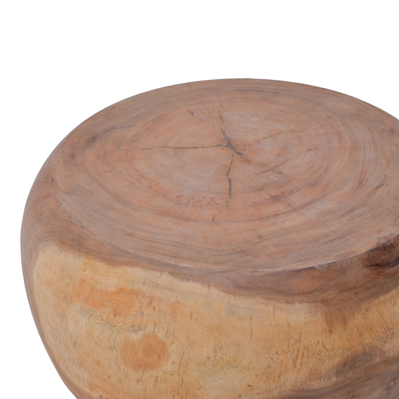 Холна маса TERRA суарово дърво, естествен цвят, диаметър 60x36 см