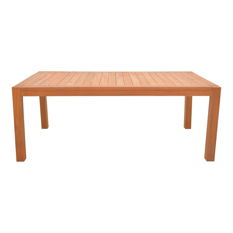 Маса от тиково дърво Vocaly в естествен нюанс 200x100x75 см