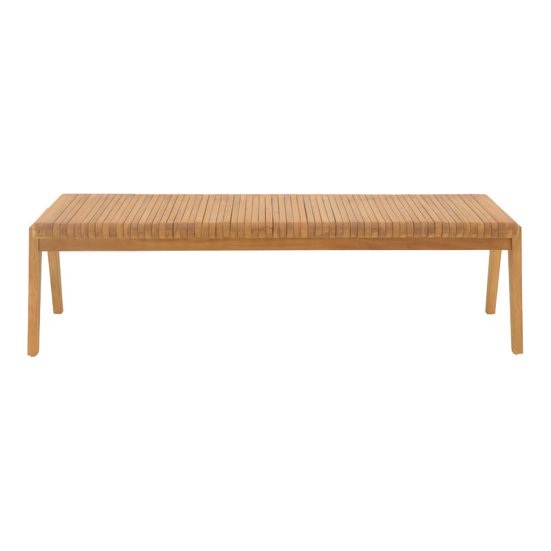 Диван-пейка Jey тиково дърво в естествен нюанс 150x57.5x80см